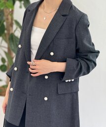 LIVETART | メランジパールボタンジャケット(テーラードジャケット)