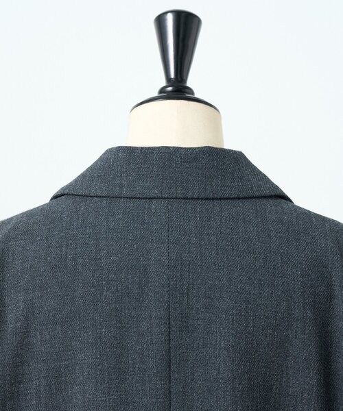 LIVETART（リヴェタート）の「メランジパールボタンジャケット（テーラードジャケット・レディース・チャコールグレー・FREE）」の7枚目の写真