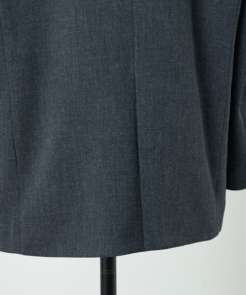 LIVETART（リヴェタート）の「メランジパールボタンジャケット（テーラードジャケット・レディース・チャコールグレー・FREE）」の8枚目の写真