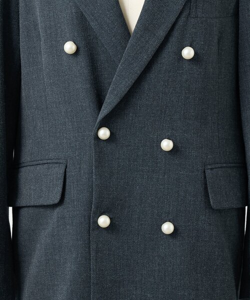 LIVETART（リヴェタート）の「メランジパールボタンジャケット（テーラードジャケット・レディース・チャコールグレー・FREE）」の9枚目の写真