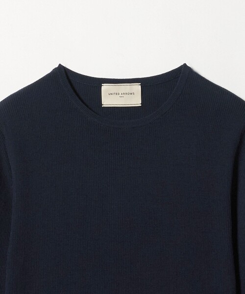 UNITED ARROWS（ユナイテッドアローズ）の「ハーフ スリーブ ニット（ニット/セーター・レディース・ネイビー/モカ/ダークグレー・FREE）」の22枚目の写真