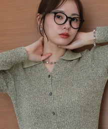 J by blue（ジェイバイブルー）の「《新色追加》メランジスキッパーニット（ニット/セーター）」