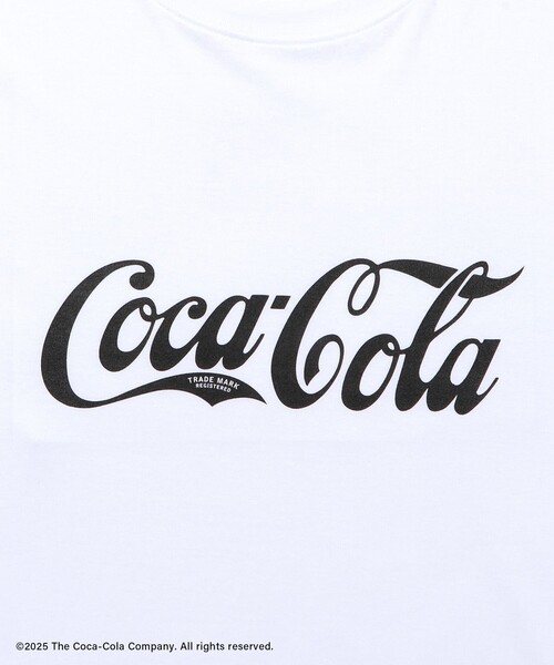 ADAM ET ROPE'(アダムエロペ)の「【Coca-Cola】VINTAGE LOGO TEE(Tシャツ/カットソー・メンズ・ブラック/ホワイト・M/L)」の15枚目の写真