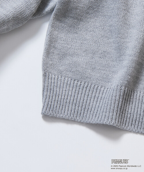 FREAK'S STORE（フリークスストア）の「限定展開 PEANUTS/ピーナッツ 別注 リラックスフィット ジャガード クルーネックニット / チャーリー・ブラウン（ニット/セーター・メンズ・ブラウン/ネイビー/ブラック/グリーン/グレー・LARGE/MEDIUM/SMALL）」の9枚目の写真