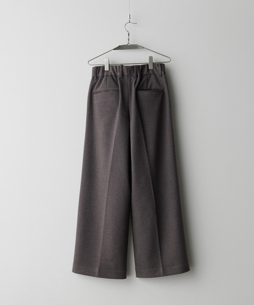 DOUBLE-FACED DEEP TUCK BAGGY SLACKS（スラックス）｜WYM LIDNM