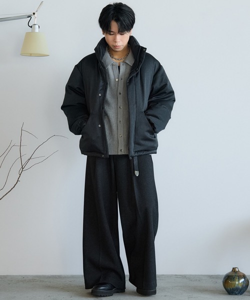 未使用 WYM DOUBLE-FACED DEEP TUCK BAGGY パンツ DOUBLE-FACED DEEP TUCK BAGGY SLACKS（スラックス）｜WYM LIDNM