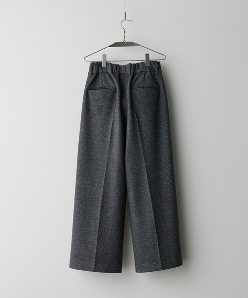 DOUBLE-FACED DEEP TUCK BAGGY SLACKS（スラックス）｜WYM LIDNM