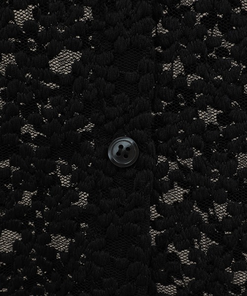 CLANE/クラネ】3D FLOWER LACE SHIRT/フラワーレースシャツ（シャツ