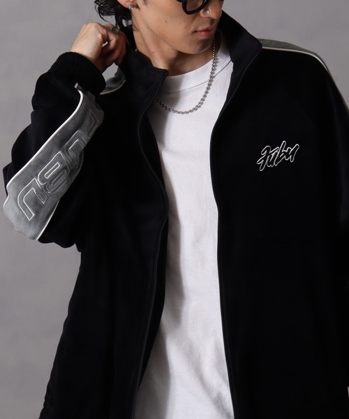FUBU/フブ】 Velor Track Jacket / ベロア トラック ジャケット
