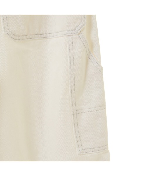 CURRENTAGE(カレンテージ)の「Center crease denim(デニムパンツ・レディース・ホワイト/ライトインディゴブルー・1/2)」の9枚目の写真