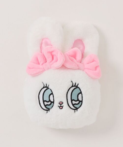 Hamee（ハミィ）の「ESTHER BUNNY エスターバニー ぬいぐるみパスケース（キーホルダー・レディース・ピンク/ホワイト・FREE）」の11枚目の写真