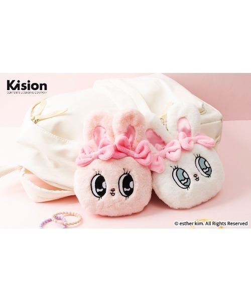 ESTHER BUNNY エスターバニー ぬいぐるみパスケース（キーホルダー