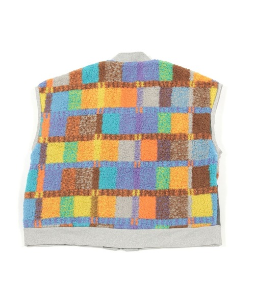 オリジナル カラフルチェックベスト（ルームウェア/パジャマ）｜niko