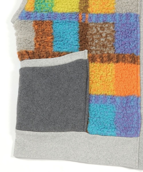 オリジナル カラフルチェックベスト（ルームウェア/パジャマ）｜niko