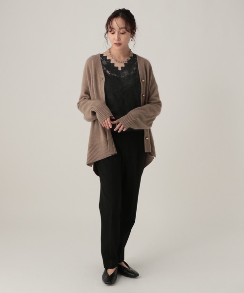 Elura（エルーラ）の「総レースタンク/611688（タンクトップ・レディース・ホワイト/ブラック・FREE）」の8枚目の写真