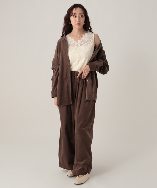 Elura（エルーラ）の「総レースタンク/611688（タンクトップ・レディース・ホワイト/ブラック・FREE）」の4枚目の写真