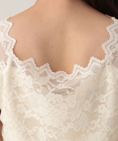 Elura（エルーラ）の「総レースタンク/611688（タンクトップ・レディース・ホワイト/ブラック・FREE）」の15枚目の写真