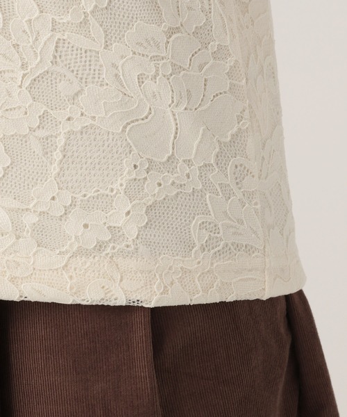 Elura（エルーラ）の「総レースタンク/611688（タンクトップ・レディース・ホワイト/ブラック・FREE）」の17枚目の写真