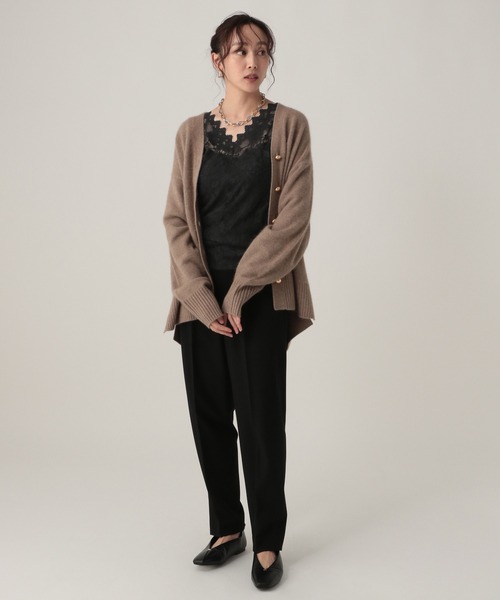 Elura（エルーラ）の「総レースタンク/611688（タンクトップ・レディース・ホワイト/ブラック・FREE）」の7枚目の写真