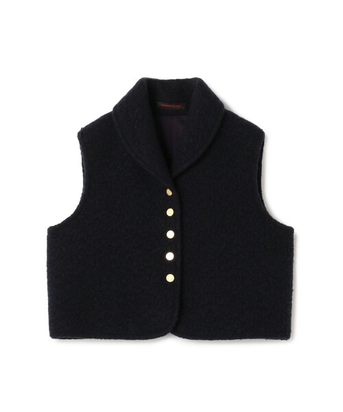 シープニット ショールカラージレ（ベスト）｜TOMORROWLAND collection