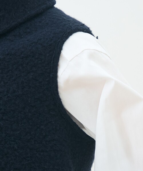 シープニット ショールカラージレ（ベスト）｜TOMORROWLAND collection