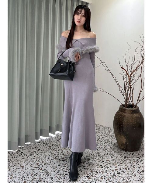 マーキュリー MERCURYDUO（マーキュリーデュオ）の「ファートリミングニット