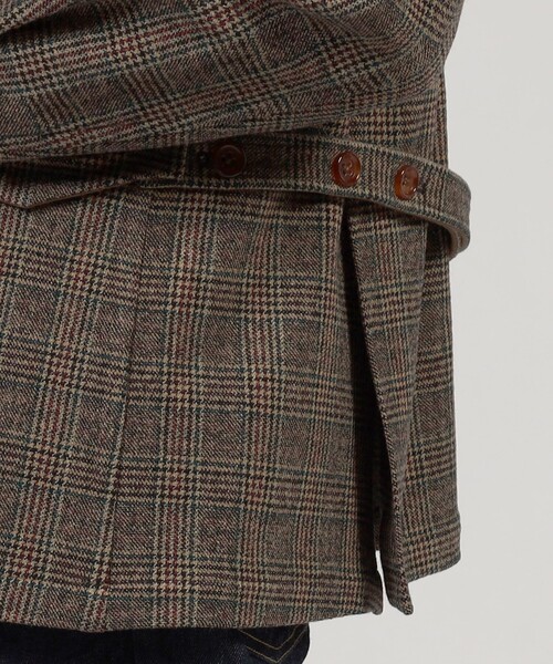 TOMORROWLAND (トゥモローランド)の「ウールナイロンポリウレタン 2WAYストレッチ ハーフコート(ステンカラーコート・メンズ・ブラウン系その他/ブラック系その他・48/50/46)」の14枚目の写真