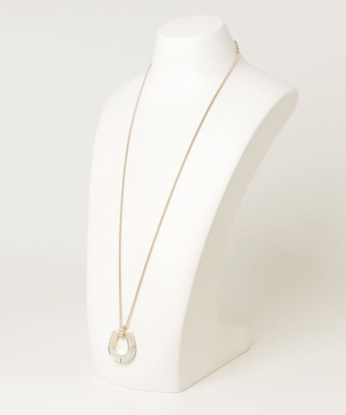 LANVIN en Bleu(ランバンオンブルー)の「馬蹄モチーフ ロングネックレス(ネックレス・レディース・ゴールド/シルバー・60cm)」の8枚目の写真