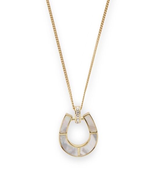 LANVIN en Bleu(ランバンオンブルー)の「馬蹄モチーフ ロングネックレス(ネックレス・レディース・ゴールド/シルバー・60cm)」の1枚目の写真