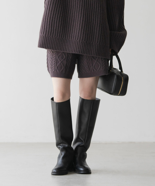 Noble(ノーブル)の「アラン柄ショートパンツ(その他パンツ・レディース・ホワイト系その他/ブラウン・FREE)」の2枚目の写真