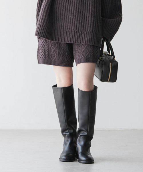 Noble(ノーブル)の「アラン柄ショートパンツ(その他パンツ・レディース・ホワイト系その他/ブラウン・FREE)」の6枚目の写真