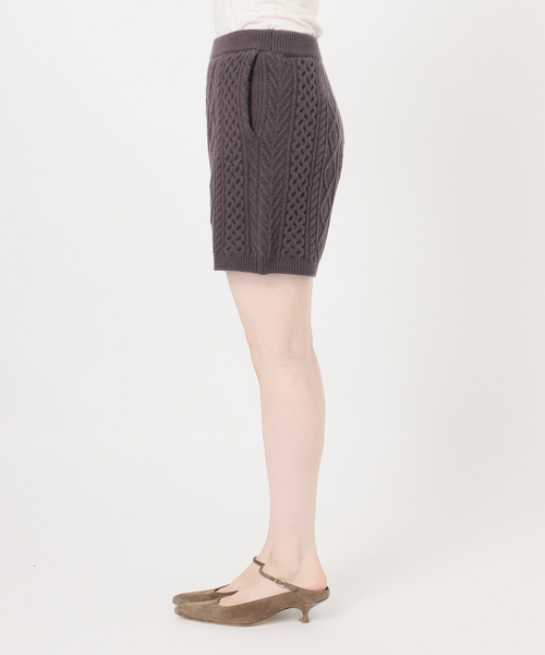 Noble(ノーブル)の「アラン柄ショートパンツ(その他パンツ・レディース・ホワイト系その他/ブラウン・FREE)」の11枚目の写真