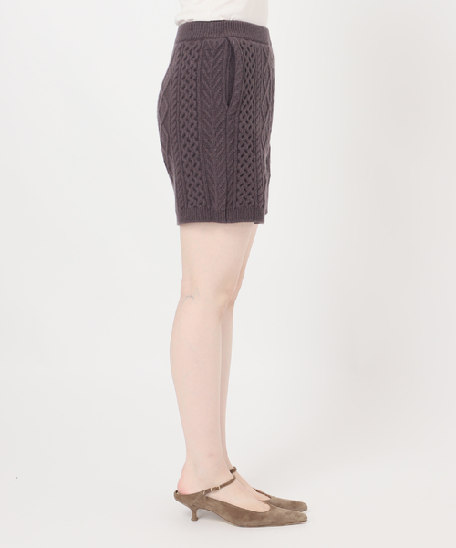 Noble(ノーブル)の「アラン柄ショートパンツ(その他パンツ・レディース・ホワイト系その他/ブラウン・FREE)」の13枚目の写真