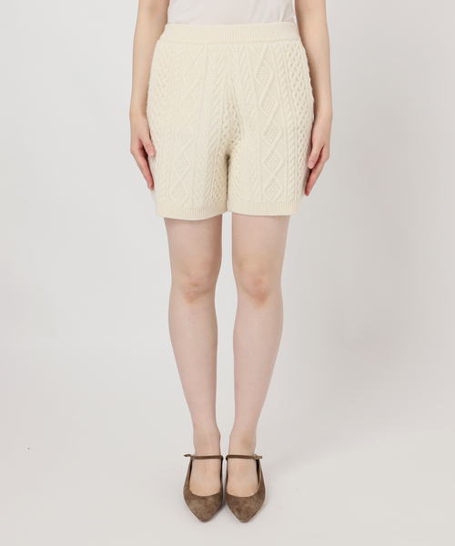 Noble(ノーブル)の「アラン柄ショートパンツ(その他パンツ・レディース・ホワイト系その他/ブラウン・FREE)」の19枚目の写真