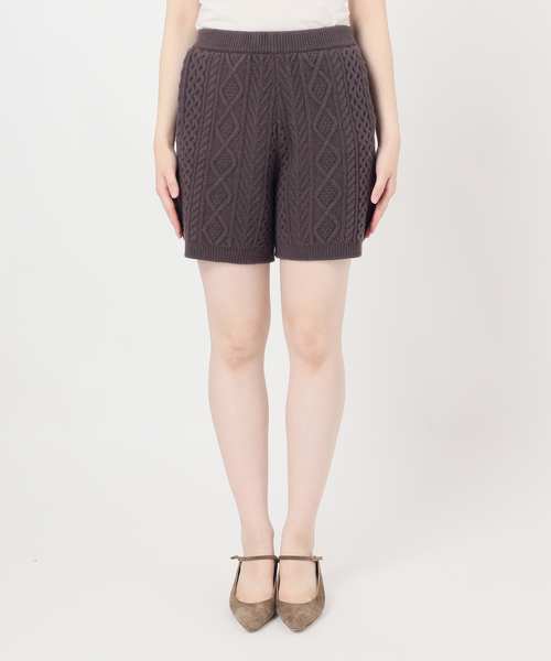 Noble(ノーブル)の「アラン柄ショートパンツ(その他パンツ・レディース・ホワイト系その他/ブラウン・FREE)」の21枚目の写真