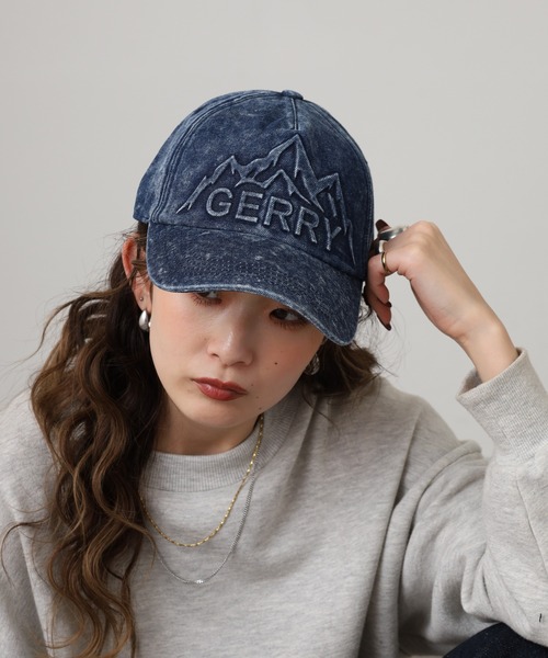 GERRY(ジェリー)の「GERRYエンボスロゴCAP(キャップ・メンズ・ブラック/ネイビー・FREE)」の2枚目の写真