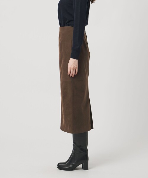 スエードライク タイトスカート ‐ウォッシャブル‐（スカート）｜UNITED