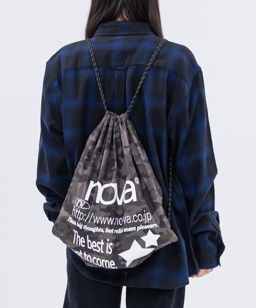 JOHN'S CLOSET(ジョンズクローゼット)の「【13】アソートデザイン ナップサック(バックパック/リュック・メンズ・ブラック/ブルー/ベージュ/カーキ・FREE)」の3枚目の写真