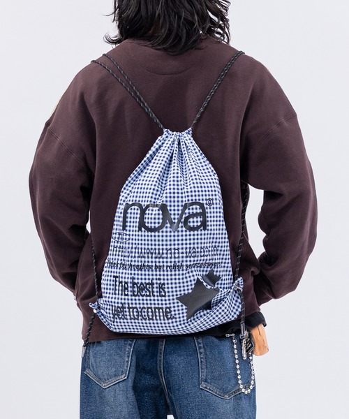 JOHN'S CLOSET(ジョンズクローゼット)の「【13】アソートデザイン ナップサック(バックパック/リュック・メンズ・ブラック/ブルー/ベージュ/カーキ・FREE)」の4枚目の写真