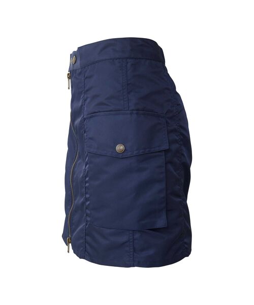 HYSTERIC GLAMOUR（ヒステリックグラマー）の「フロントジップナイロンミニスカート（スカート・レディース・カーキ/ブラック/ネイビー・SMALL/MEDIUM）」の13枚目の写真