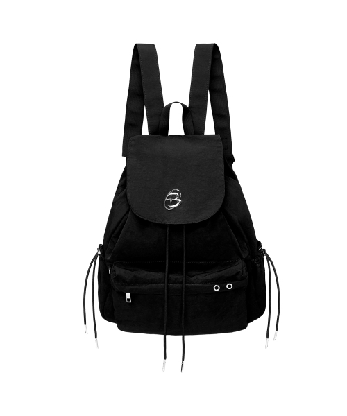 BLACKPURPLE（ブラックパープル）の「ナナフリップバックパック Nana Flip Bag_BLACK（バックパック/リュック・レディース・ブラック・FREE）」の2枚目の写真