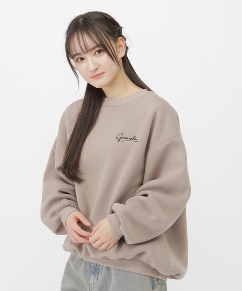 セール】GIRLBIG裏起毛スウェット/AND YUA ANY/599714（スウェット