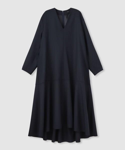 allureville(アルアバイル)の「ビエラAラインVネックワンピース(ワンピース・レディース・ネイビー/キャメル・2)」の15枚目の写真