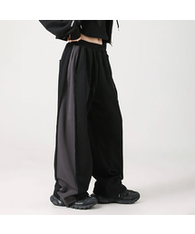 Simon Side-color Pants BLACK