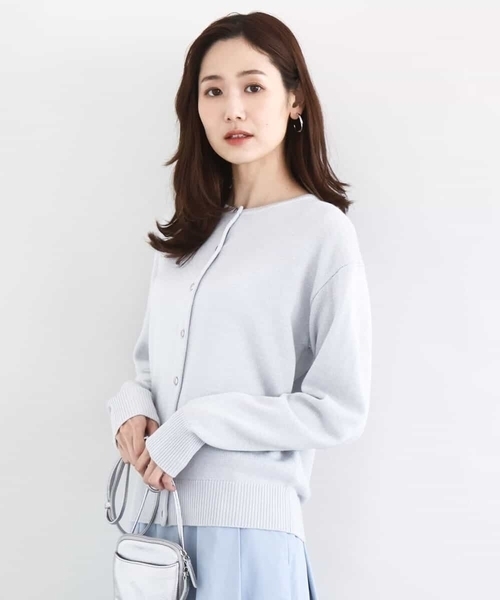 セール】キラキラ ラメニットカーディガン/洗える（カーディガン