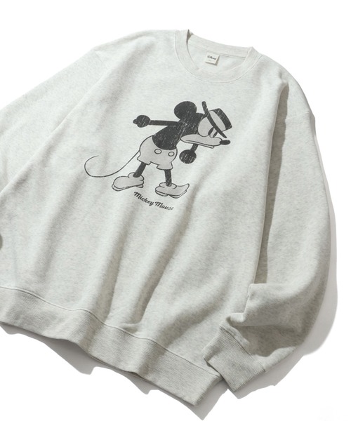 Disney(ディズニー)の「【Disney/ディズニー】裏起毛 ミッキーマウス ヴィンテージ アソートプリント トレーナー スウェット(スウェット・レディース・グレー系その他2/グレー系その他3/グレー系その他4/グレー系その他5/ブラック系その他4/ブラック系その他6/ブラック系その他2/グレー系その他/ブラック系その他/ブラック系その他3/ブラック系その他5/グレー系その他6・M/L/LL)」の7枚目の写真