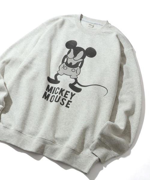 セール】【Disney/ディズニー】裏起毛 ミッキーマウス ヴィンテージ
