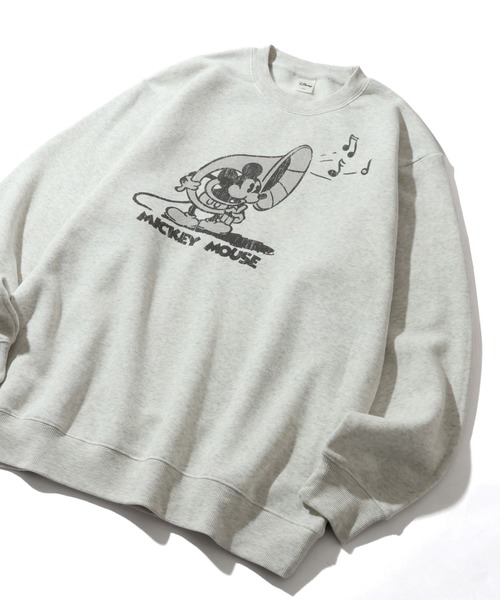 セール】【Disney/ディズニー】裏起毛 ミッキーマウス ヴィンテージ