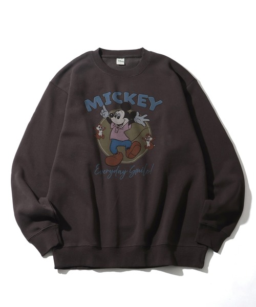 セール】【Disney/ディズニー】裏起毛 ミッキーマウス ヴィンテージ