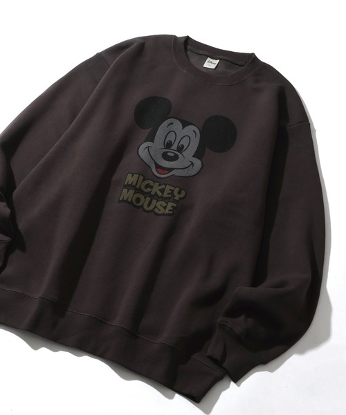 セール】【Disney/ディズニー】裏起毛 ミッキーマウス ヴィンテージ